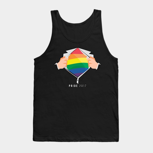 Gay Superhero Tank Top by ecodefy